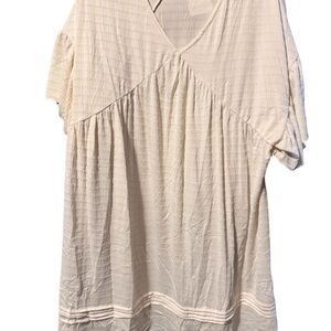 Elegant Cream Women's Blouse